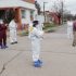 San Antonio de Areco: personal de salud se manifestó afuera del hospital